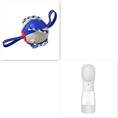 Interactive Inflatable Dog Soccer Ball Toy