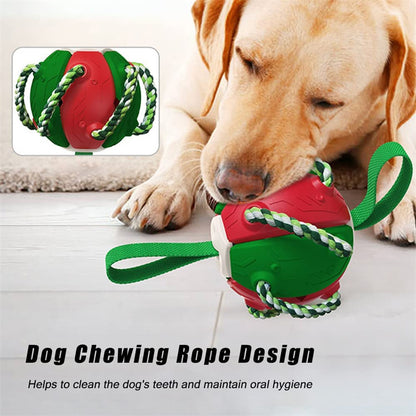 Interactive Inflatable Dog Soccer Ball Toy
